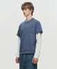 Hoite Core Layer Waffle Tee (Blue)