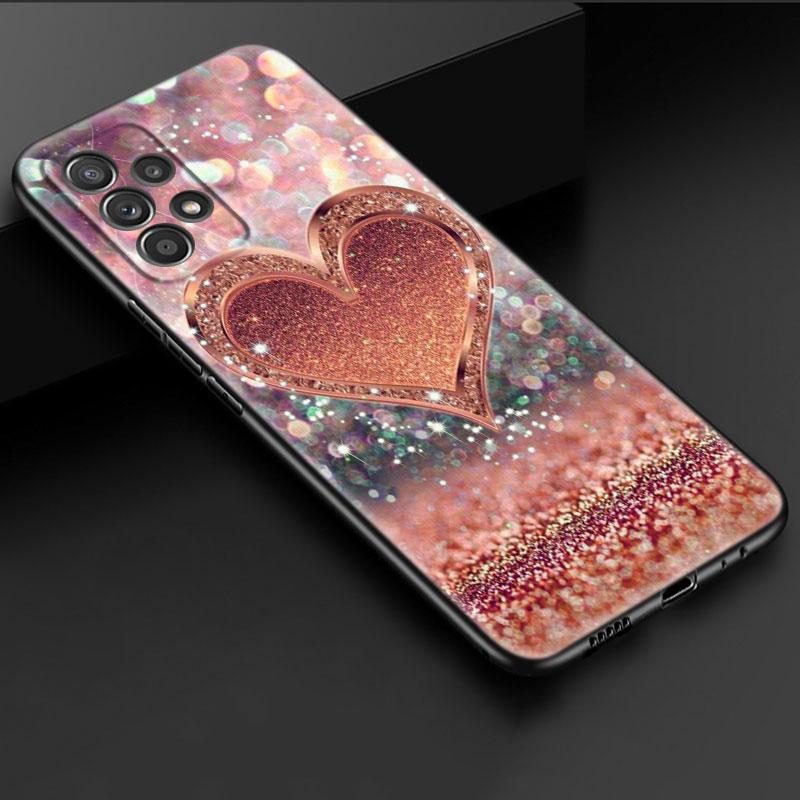 Love Rose Gold Style Phone Case For iPhone Samsung Galaxy Redmi Xiaomi Oppo OnePlus Note S A 7 8 9 10 11 12 13 14 20 21 22 23 53 54 Pro Max Plus Ultra