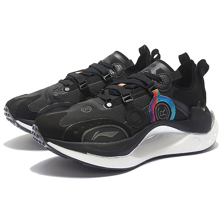 Li Ning Absolute Shadow CRC Lightweight Trendy Rebound Low-Top Sports Casual Shoes Men Sneakers Black AZGS083-4