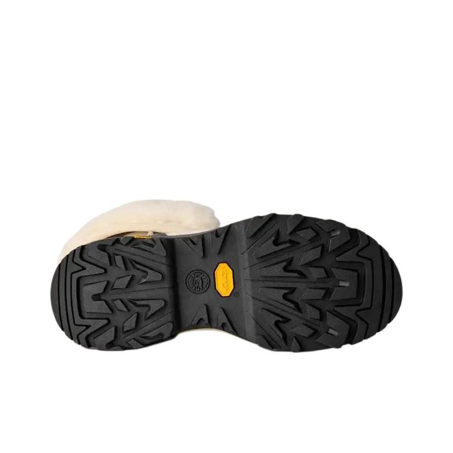 UGG Adirondack Boot XXV Warm Leather Fashion Versatile Snow Boots Women boots White 1170591-PLST