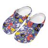 Women Men EVA Garden Clogs Printed Lightweight Breathable Slip On Shoes Beach Pool Bathroom Home Casual Outdoor Wear