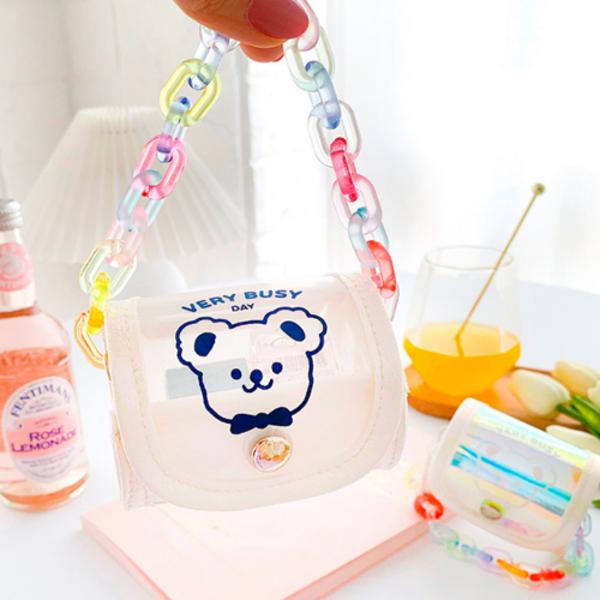 Malá sedmikráska Bear Candy Chain Mini Pouzdro