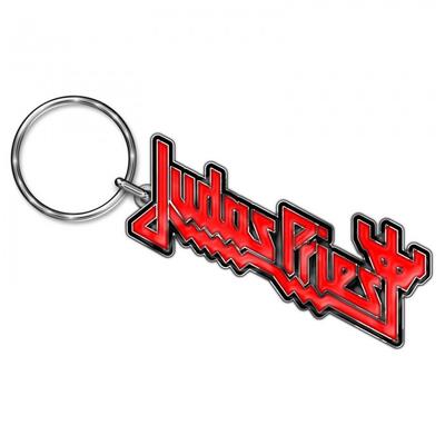 Chaveiro de metal com logotipo Judas Priest