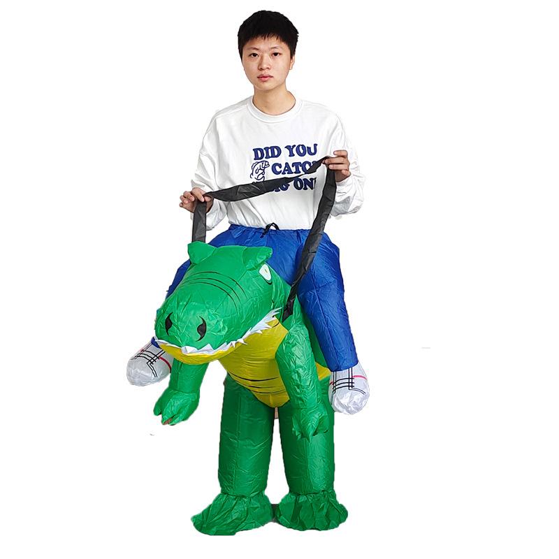 Crocodile Inflatables Ride Crocodile Halloween Funny Props Christmas Party Props