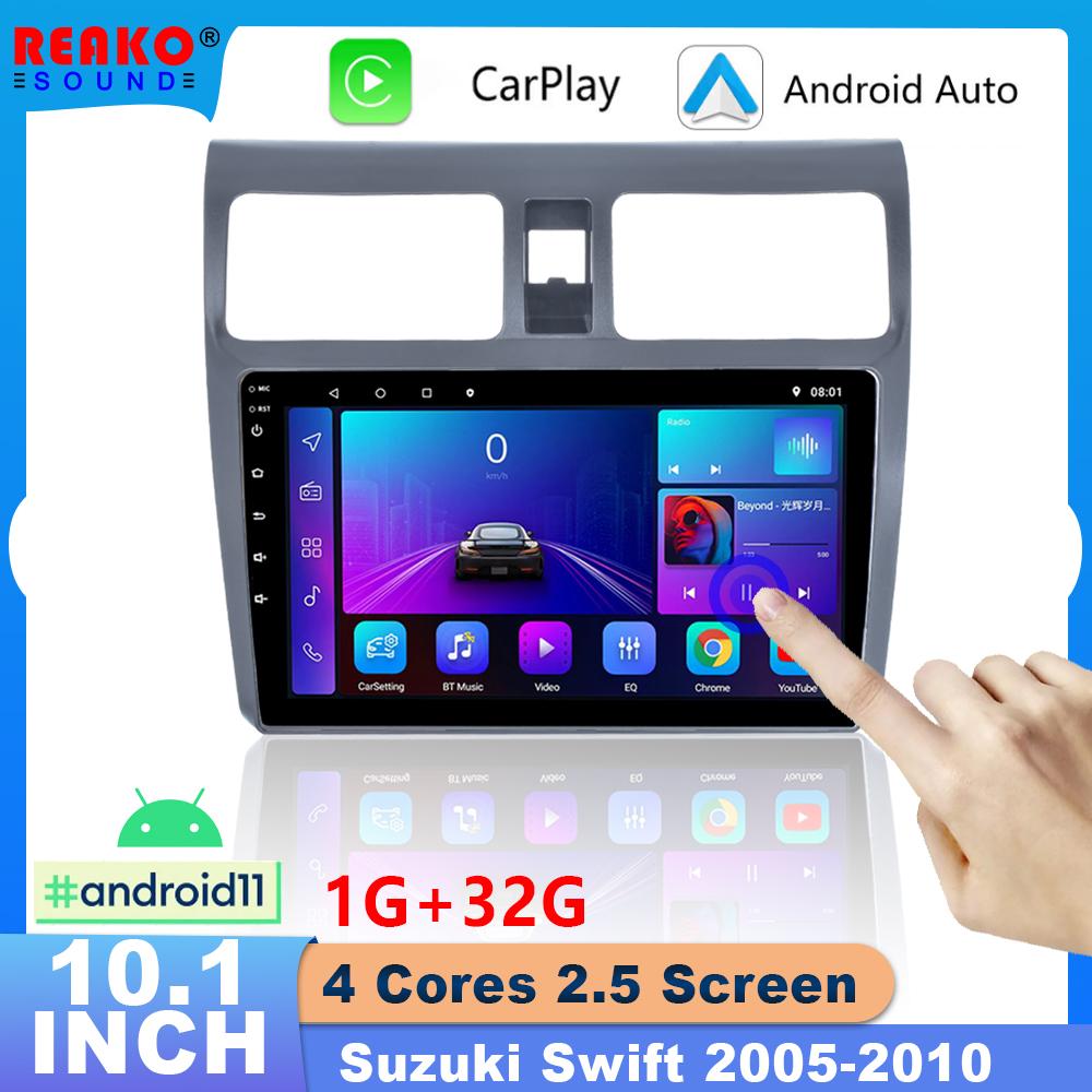 Reakosound 2din Android Car Stereo Radio Multimidia Video Player Navigation GPS For Suzuki Swift 2003-2010 DSP 2 Din Dvd CarPlay
