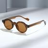 20 Retro Round TR90 Frame Sunglasses, Thick-Frame Sunglasses for Men and Women, Street Style Sunglasses