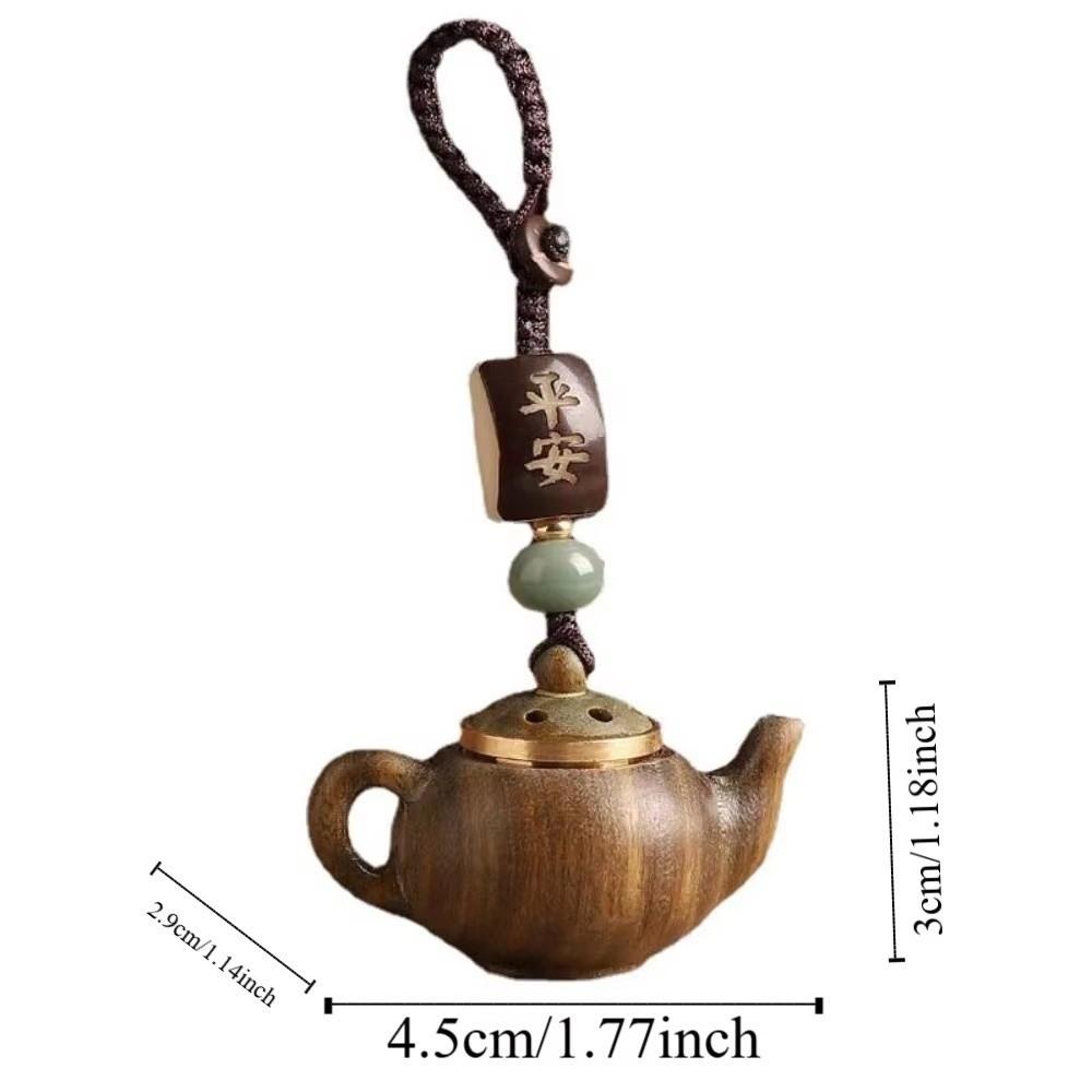 Mini Teapot Pendant Waterproof Phone Chain Cartoon Little Teapot Keychain  Women Men