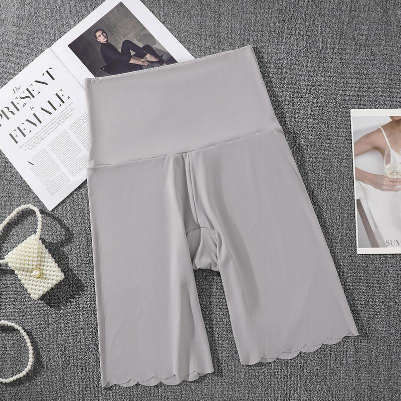 Large Size Seamless Thin Safety Pants No Roll Border Panties That Can Be Worn Outside, and Compression Women’s Shorts