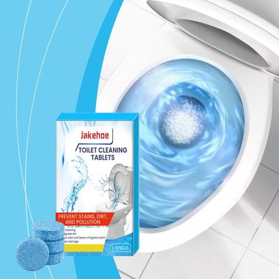 Jakehoe Toilet Bowl Cleaning Tablets Toilet Bowl Odor Removal, Stain Removal, Scale Removal, Clean Bubble Cleaning Tablets