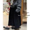 Mid-Length Polka Dot Maternity Skirt - Autumn/Winter 2025 Japanese Retro Style