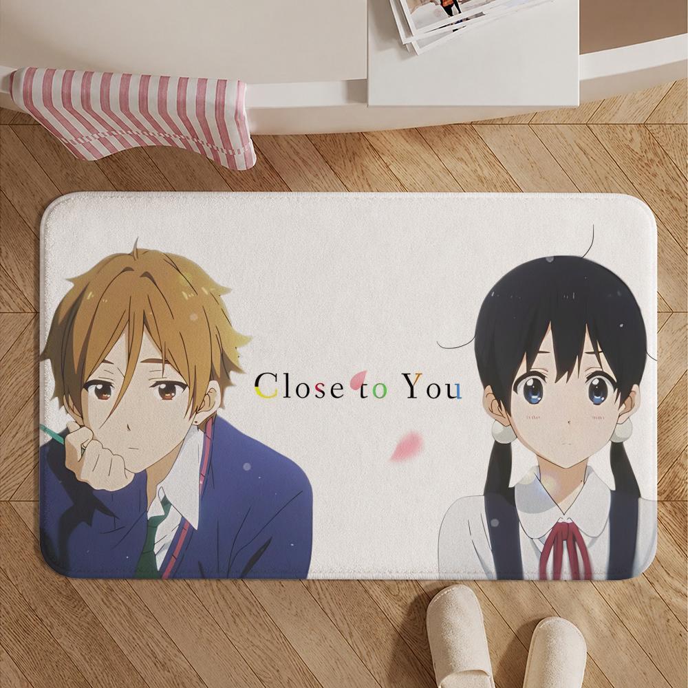 Anime-Tamako Love StoryS Floor Mat Soft Non-Slip Bath Mat, Bedside Carpet, Absorbent Doormat for Home