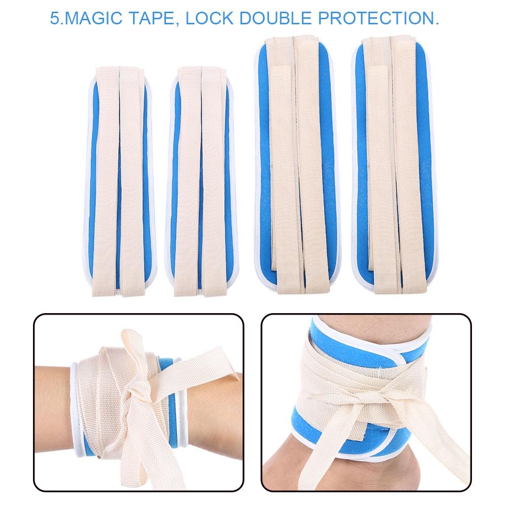 Medizinischer Fixiergurt Patient Älterer Gliedmaße Bett Fixe Halter