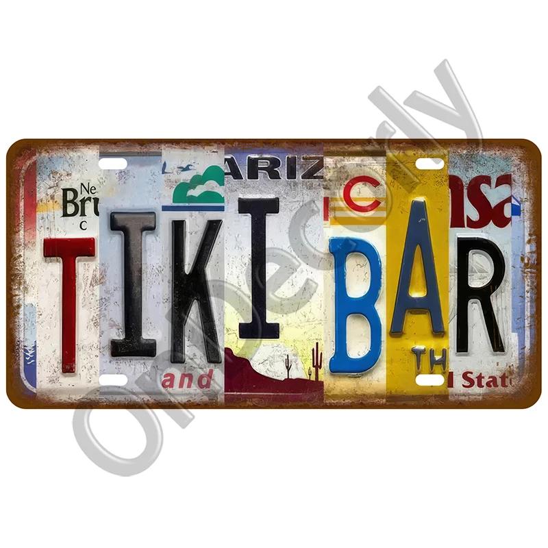 Tin Sign Plate Home Decor Vintage Metal Sign Funny Poster Tinplate Coffee For Bar Pub Club Man Cave Wall Decoration Wine Beer