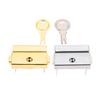 DRELD 33*25mm Box Hasps Zinc Alloy Lock Toggle Catch Latches for Jewelry Suitcase Buckle Clip Clasp Vintage Hardware Silver