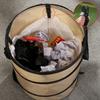 Folding Camping Trash Can Garden Garbage Bag Reusable Yard Waste Bag Portable Garbage Bin Container Enduring
