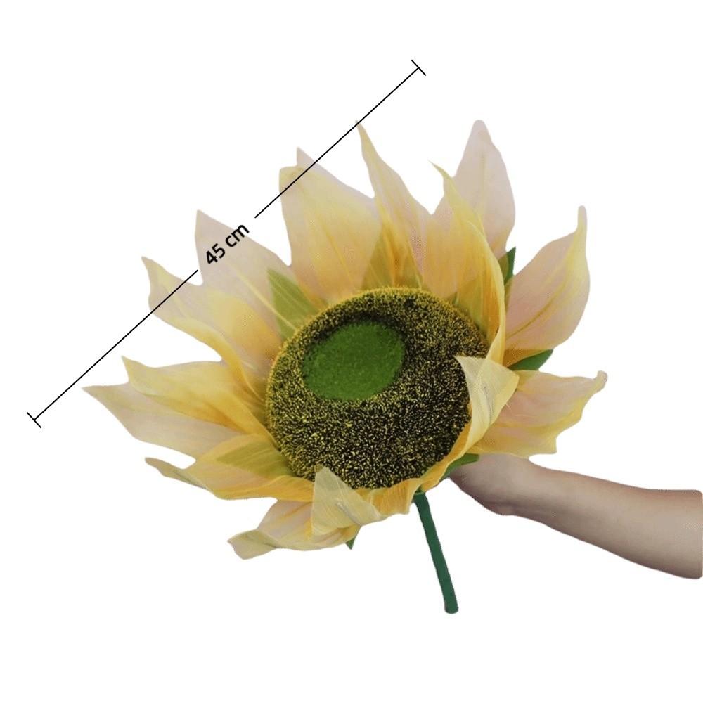 New 45/55cm Artificial Sunflower Giant Window Display Simulation Sun Flower Fake Flower Background Props