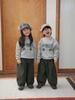 Men's and Kids' Fleece-Lined Work Pants - New Autumn/Winter Style Washed Cotton Long Pants for Boys and Girls