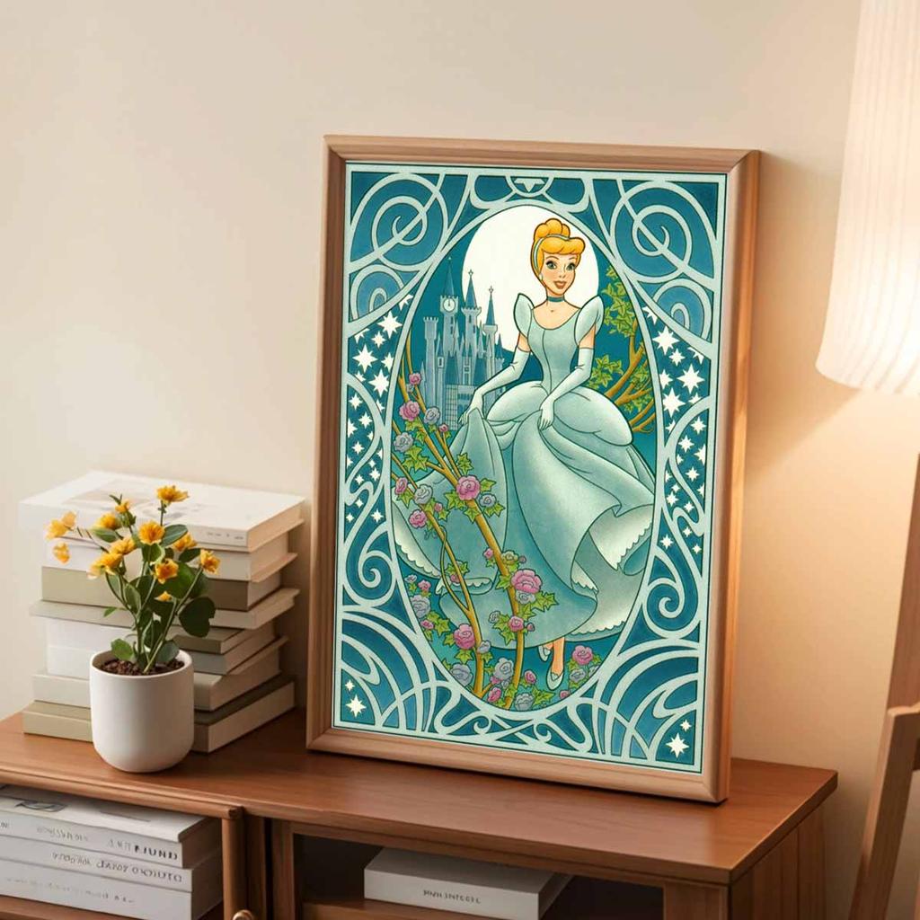 5D Diy Diamond Painting The Princess On The Branch Full Drill Rhinestones Mosaic Embroidery Handmade Products Home Decor Gift
