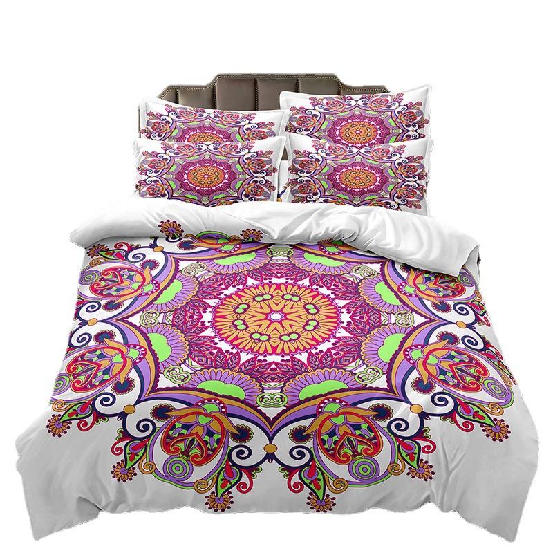 Fashion Technology Printing, 3D Digital Printing, Bedding, Duvet Covers, Pillowcases, Three-piece Sets