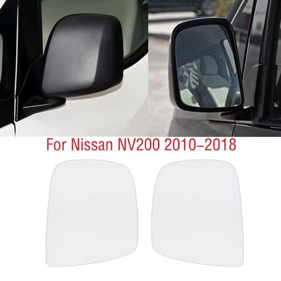 Para Nissan NV200 2010 2011 2012 2013 2014 2015 2016 2017 2018 Espelho retrovisor externo do carro Lente Porta lateral Espelho retrovisor
