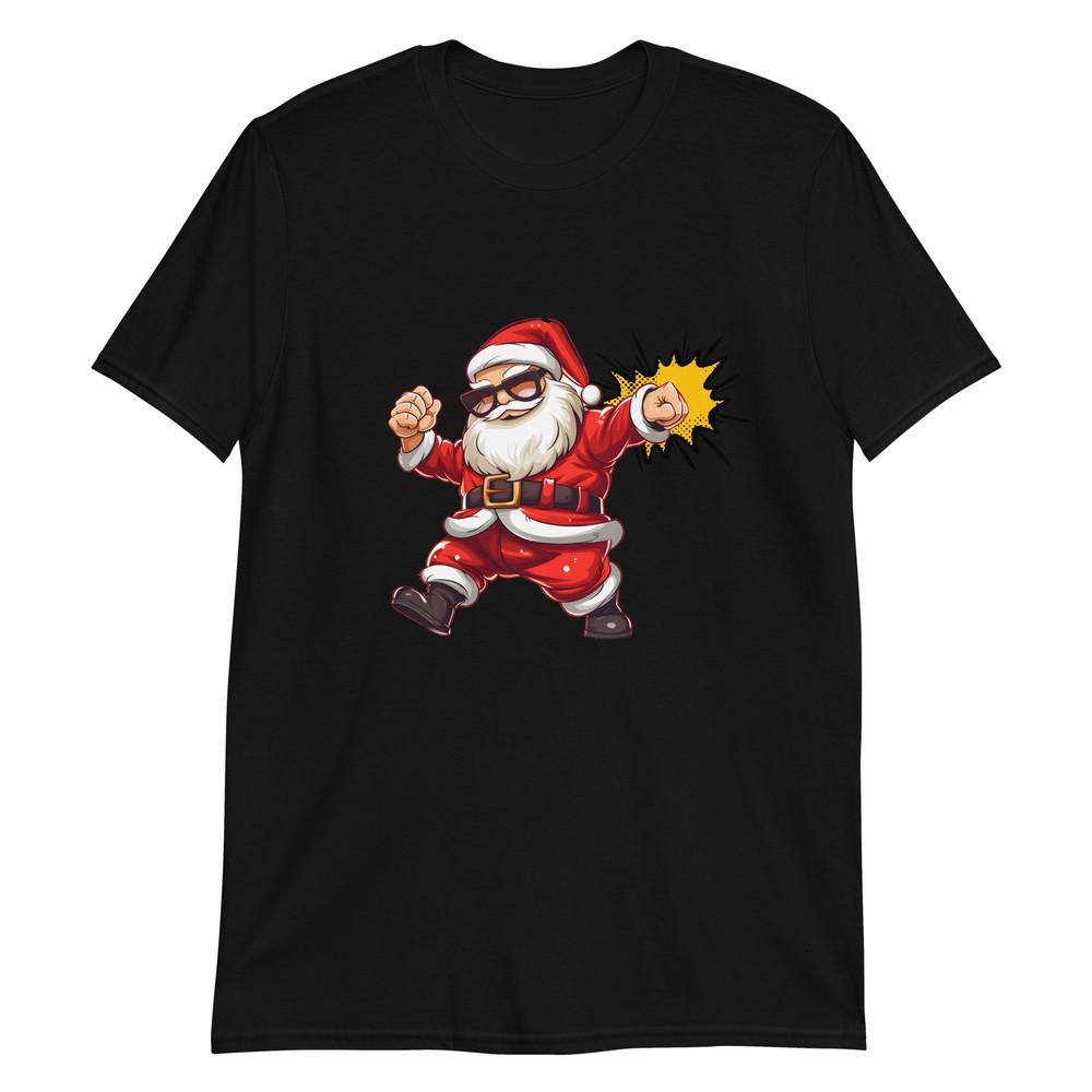

Santa s Knockout Dance T-Shirt XL