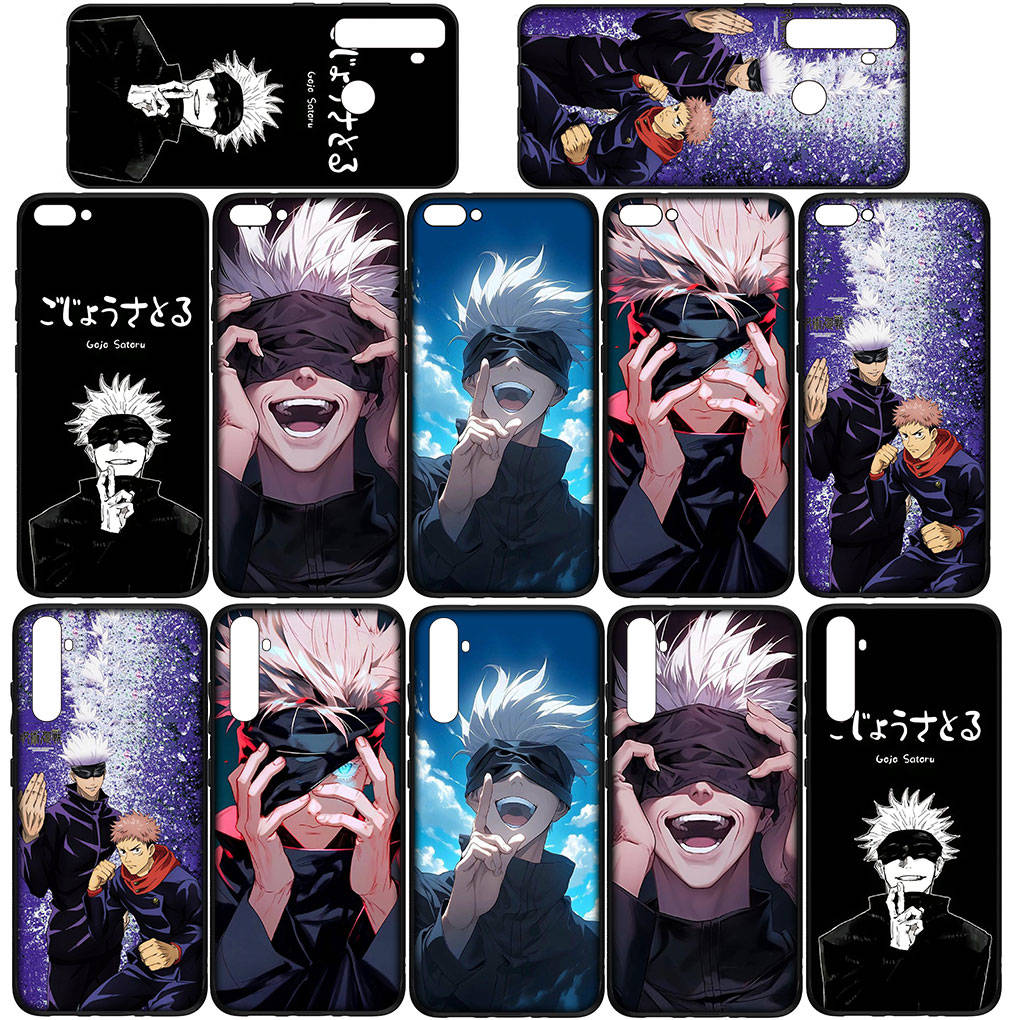 Phone Case for Samsung Galaxy S25 S24 S23 iPhone 16 15 Xiaomi Redmi Note 14 13 12 16E X 11 Pro Max OPPO Moto Huawei Gojo Satoru Jujutsu Kaisen Cover