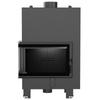 Water heating fireplace KRATKI MBM Left 12 kW Ø 180 black thermotec lining
