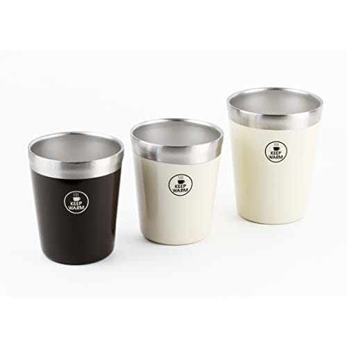 PEARL METAL Vacuum Convenience Store Cup, Regular, Stainless Steel, Ivory, HB-1336