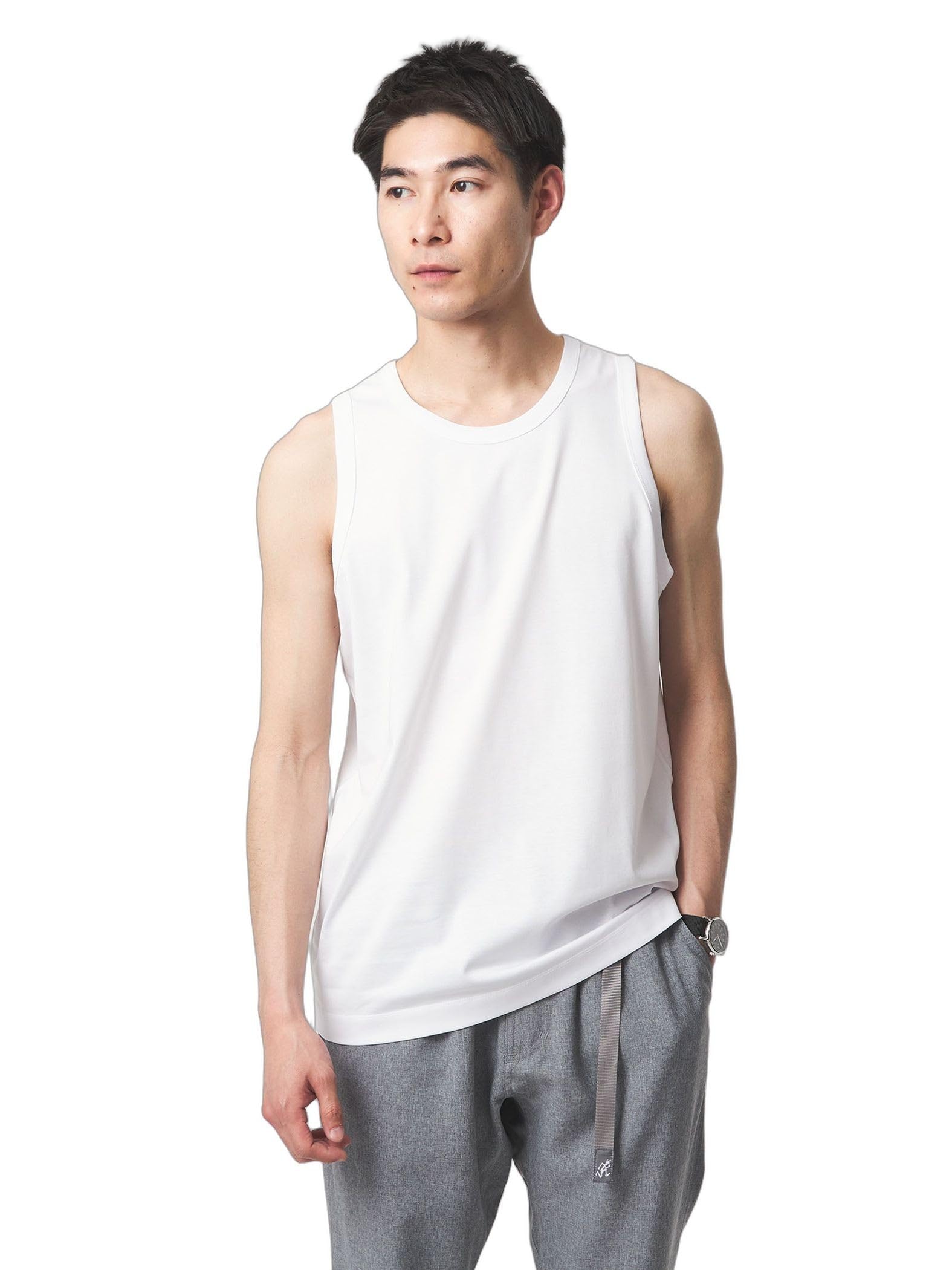 

[United Arrows Green Label Relaxing] Dry Tank Top -Moisture-wicking and quick-drying- 32171000004 0170 WHITE(01) L