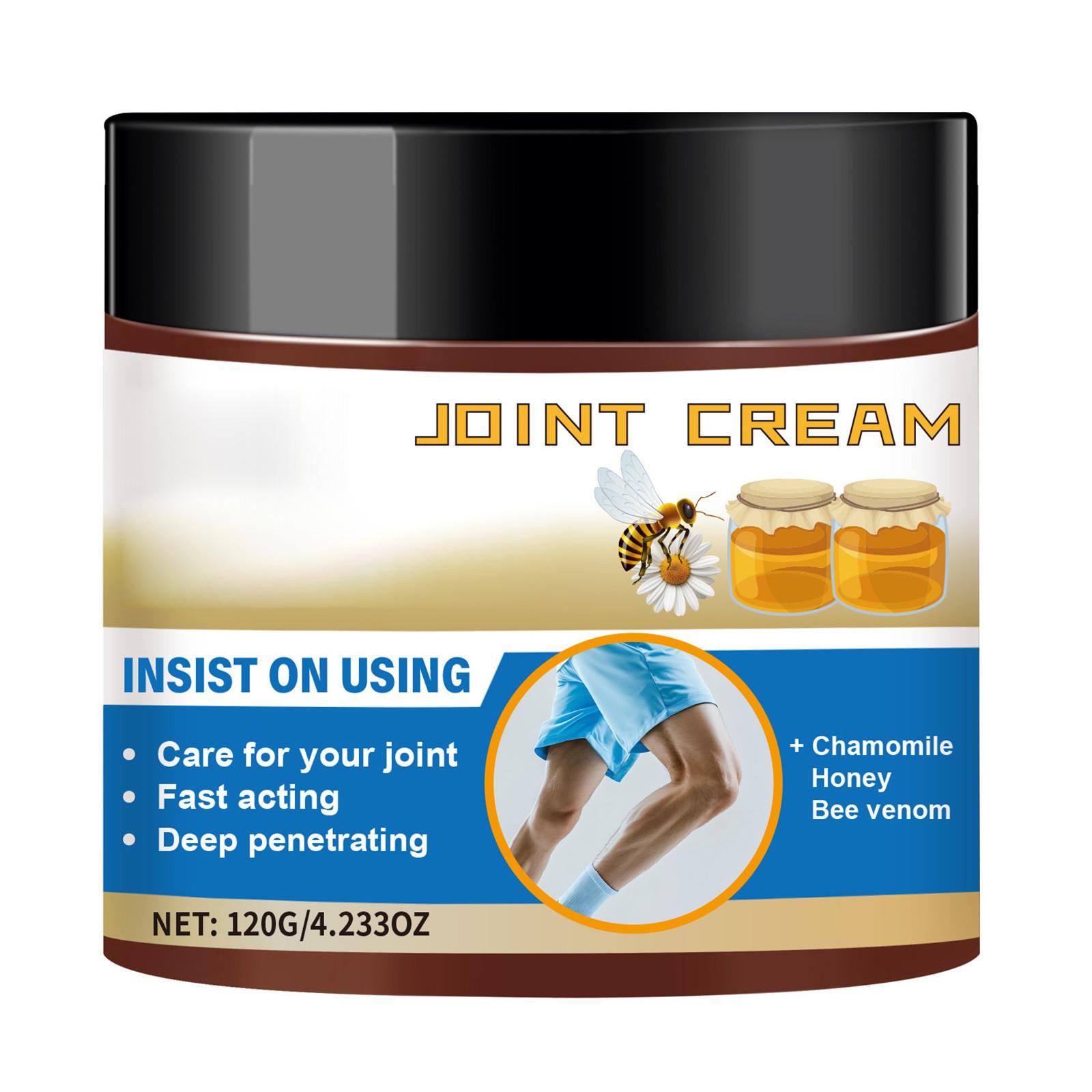 

Крем для суставов Bee 120 г Ухаживает за частями тела и снимает боль, Быстро проникает и мягко и эффективно ухаживает за суставами One Size