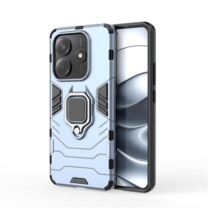 For Redmi Note 14 Case Anti-knock Armor Magnetic Suction Stand Full Back Cover Redmi Note 14 Case For Redmi Note 14 5G 6.67 inch