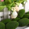 Covered Stones Artificial Green Moss Ball Artificial Moss Rocks Simulation Plant Faux Green Moss