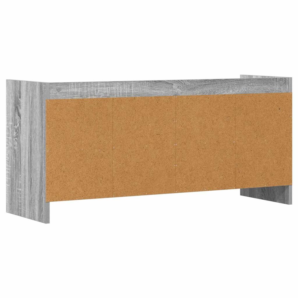 TV Stand 100 x 33 x 47 cm Grey Sonoma Particleboard