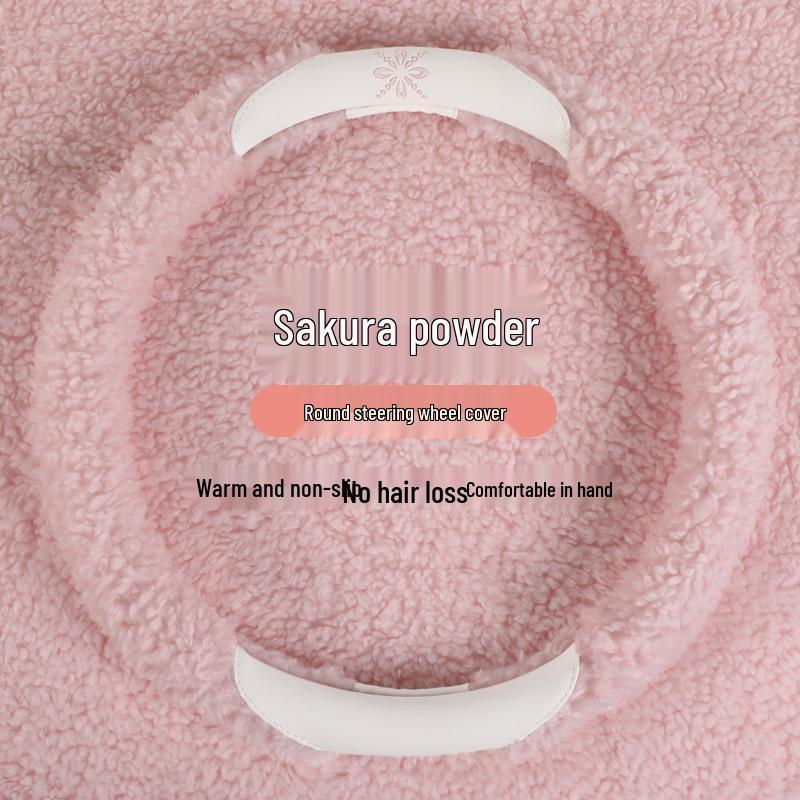 Damen Winter Kamelie Plüsch Lenkradbezug - Warm und Weich