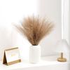 10Pcs Faux Pampas Grass Artificial Reed Fluffy Fake Plants Bouquet For Boho Wedding Home Vase Decor
