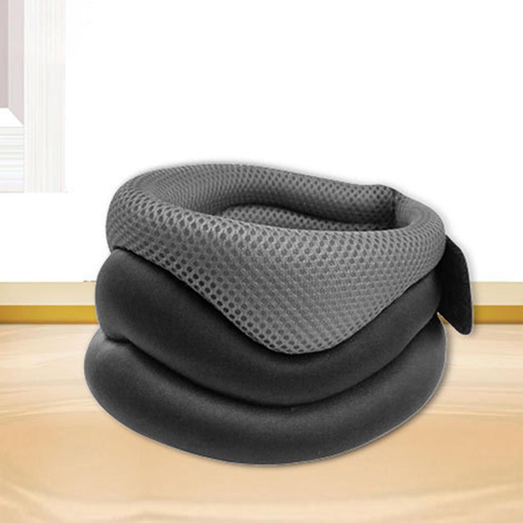 Neck Support Brace Cervical Neck Collar Soft Support Corrector Breathable Wrap Reusable Adjustable Keep Vertebrae Stable For