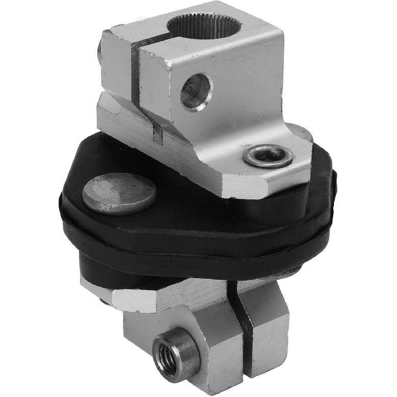 Steering Coupling, Rubber Steel Alloy Lower Column Joint Steering Coupling Rack 32 30 1 094 703 Replacement for 3 Series E46