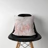 Home Decor Pink Flower Print Cushion Cover Soft Polyester Pillowcase Bedroom Car  Funda De Almohada