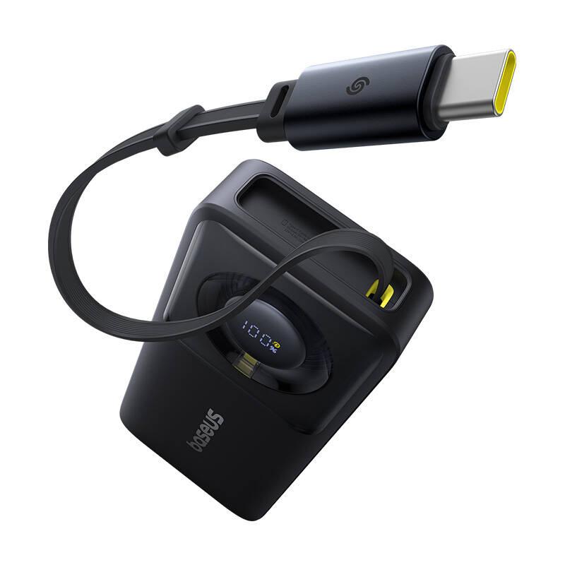 Powerbank Baseus Os Free2Pull 10000Mah 30W +Kabel (Czarny)