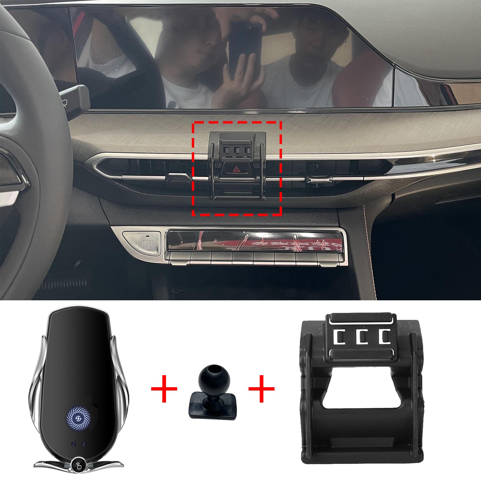 

for Changan Eado Plus 2025- GPS Bracket Accessories Navigation Stand Auto Car Mobile Phone Holder Charging Silver M2