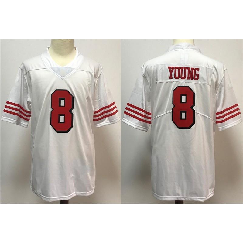 Mens San Francisco 49ers NFL Football Jersey Premium Embroidered Team Sport Shirt Fans Game Day Wear