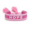 Handmade European Style Embroidered Love Bracelet with Tassels for Girls