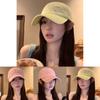 Elegant Cotton Summer Baseball Cap With Adorable Bow Embroidery For Women