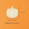 50pcs Unfinished Wooden Pumpkin Ornaments for DIY Crafts, Halloween, Thanksgiving, Christmas, Wedding & Party Decorations