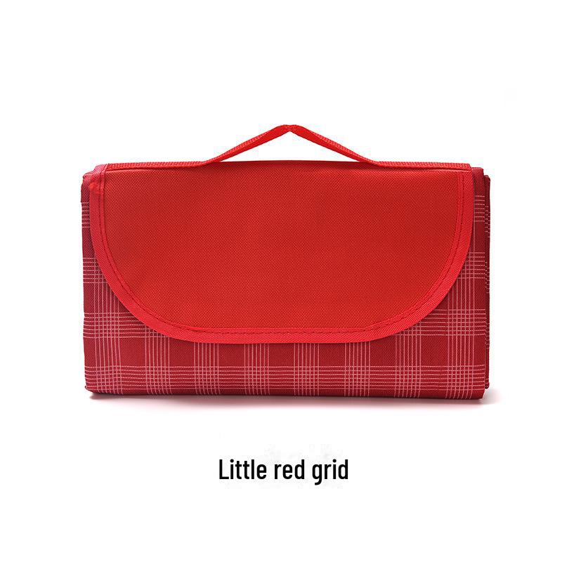 Tragbare, wasserdichte Picknickmatte für den Außenbereich – dickes, kariertes 600D-Oxford-Gewebe, feuchtigkeitsbeständig für Camping und Aktivitäten auf dem Rasen