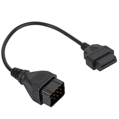 Câble de diagnostic OBD2, connecteur 12 broches vers 16 broches, adaptateur, rallonge d'accessoires pour voiture