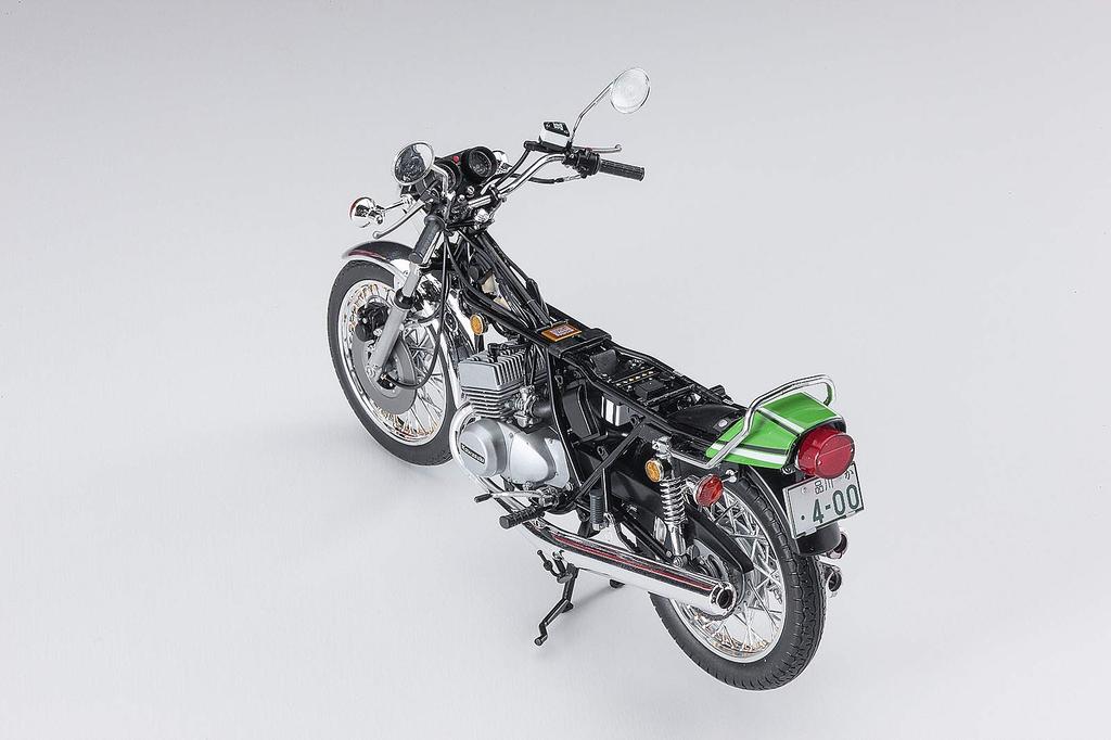 Hasegawa Motorcycle Series Kawasaki Plastic Model BK6 1/12 KH400-A7