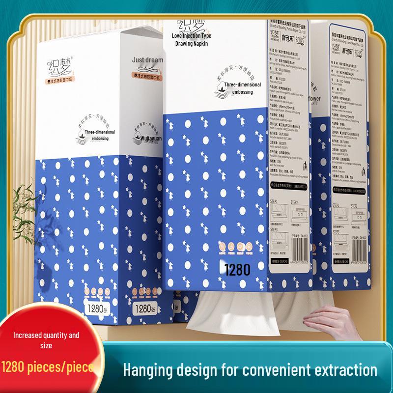 Hanging Toilet Paper, Napkins, Hand Towels & Facial Tissue for Home & Restaurant Use