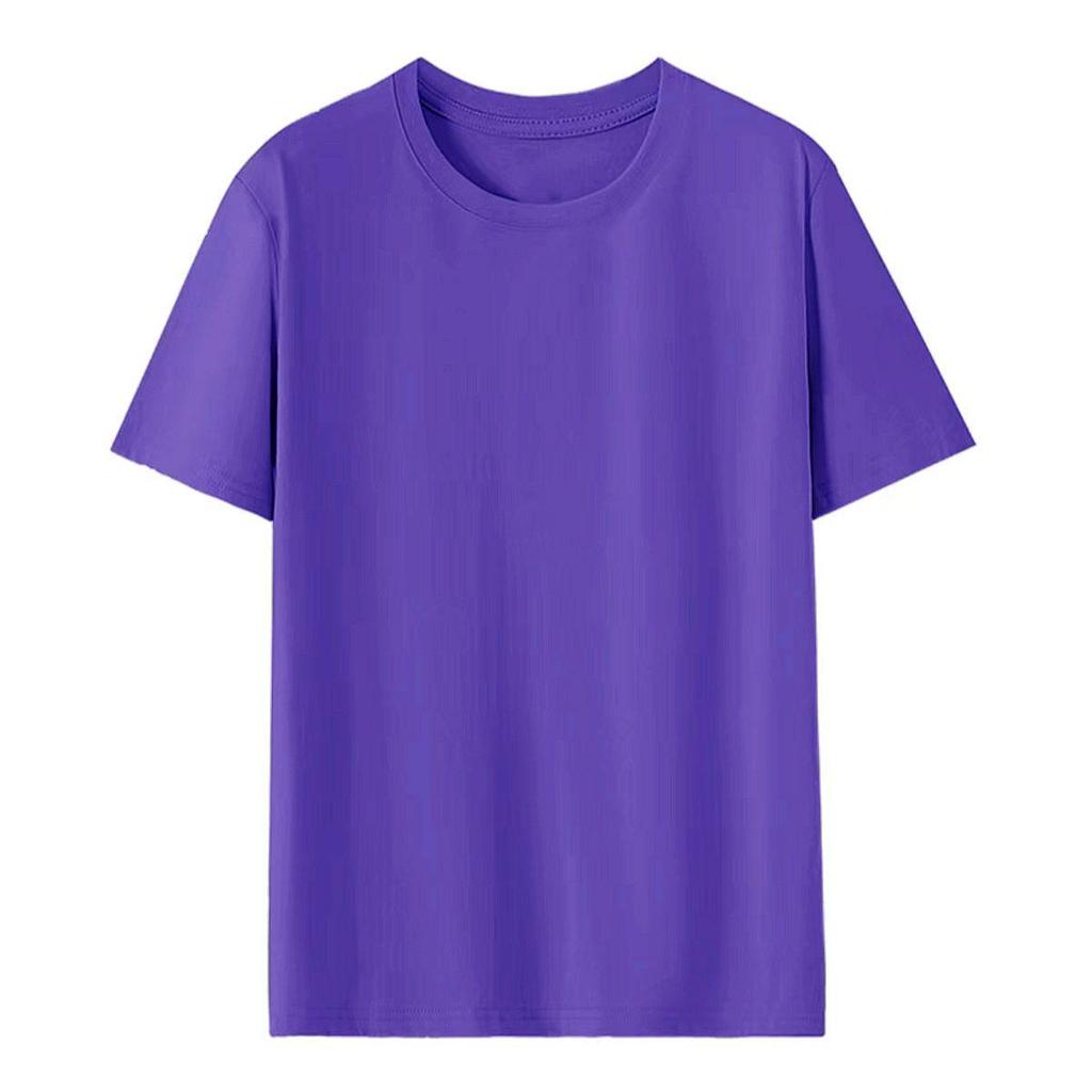 Custom Embroidered Cotton T-Shirt with Logo for Work or Promotional Use