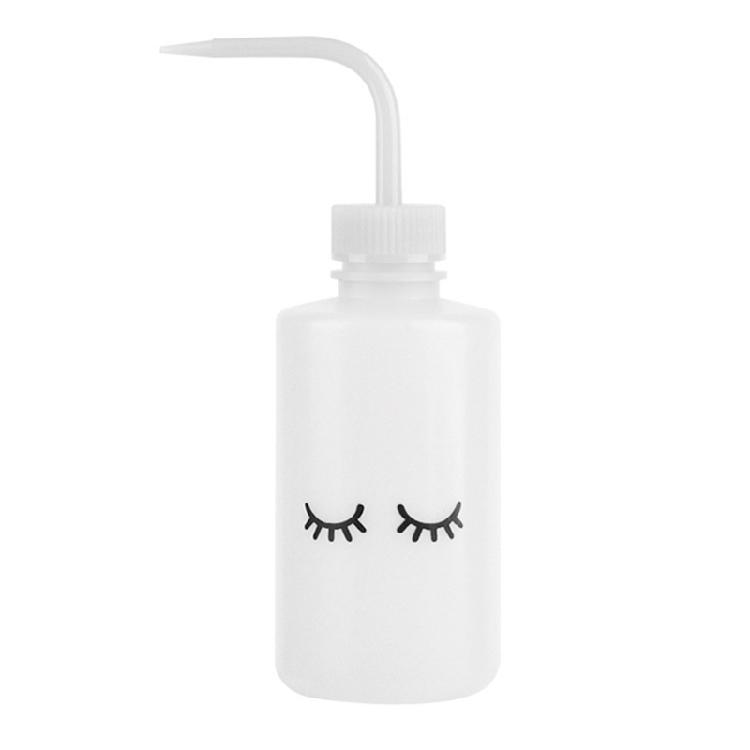 Eyelash Cleansing Bottle Plastic Lash Washer Bottle Leakproof Water Squeeze Dropper Easy Control Nozzle